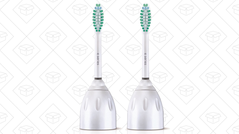 2-Pack Sonicare E-Series Replacement Brush Heads, $14 with Subscribe & Save and $5 coupon.